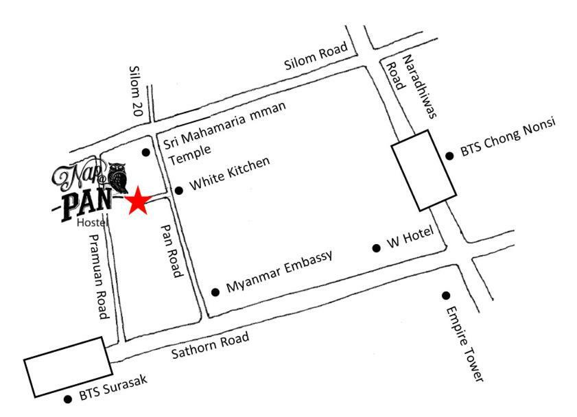 בנגקוק Nap@Pan Hostel Silom מראה חיצוני תמונה